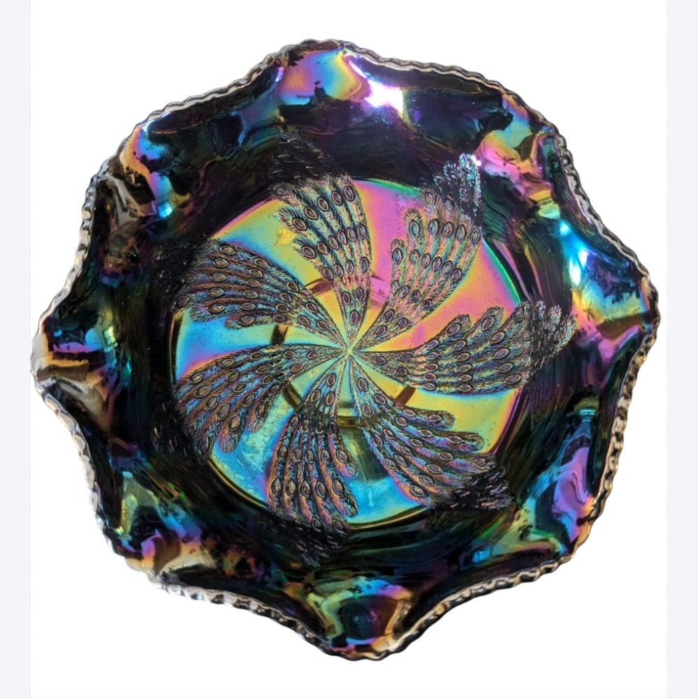 Fenton Iridescent Carnival Glass Bowl